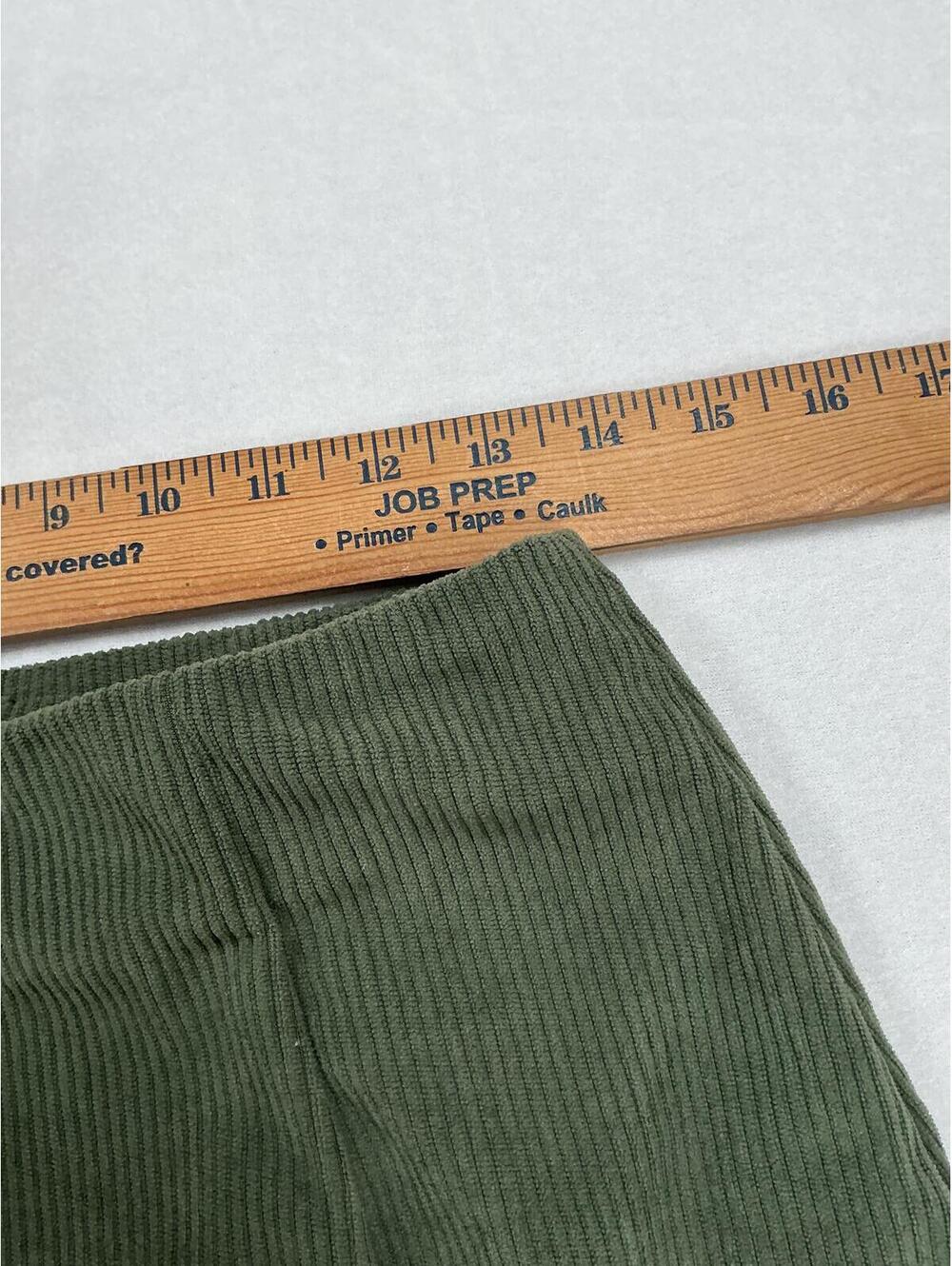 Halara Olive Green Corduroy Skort Skirt Built-In Shorts Women’s Medium - Picture 5 of 8